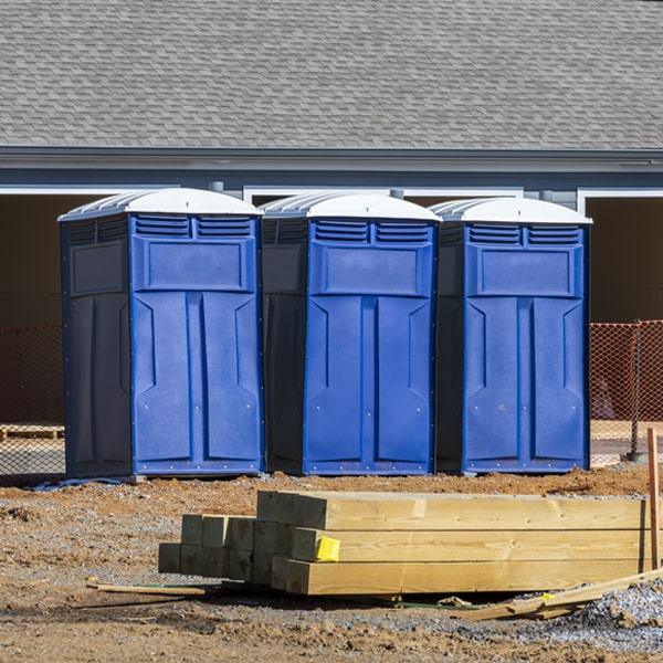 can i customize the exterior of the portable restrooms with my event logo or branding in Stanford